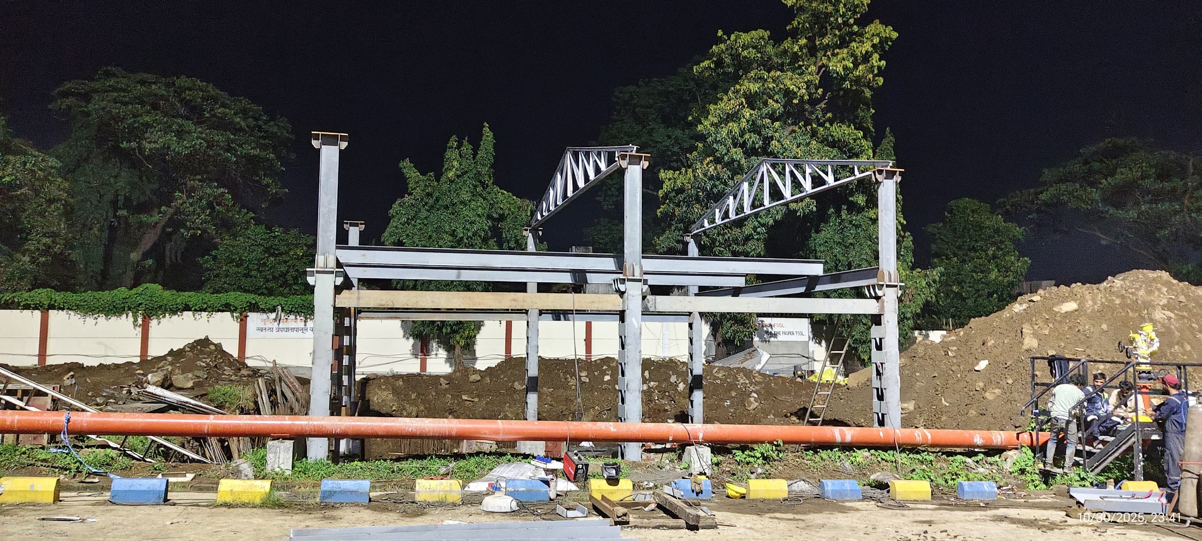 Steel Frame Erection